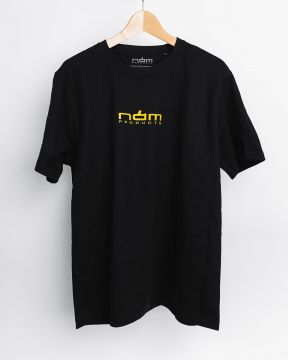NAM Products Black Tee Yellow Logo