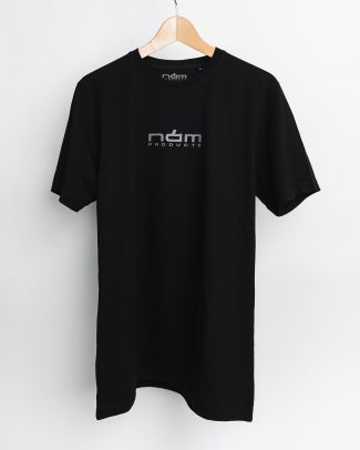 NAM Products Black Tee Grey Logo