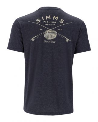 Simms Classic Tackle T-Shirt Navy Heather