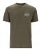 Simms Circle Lockup T-Shirt Military Heather 