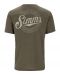 Simms Circle Lockup T-Shirt Military Heather 