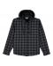 Simms Coldweather Hooded Shacket Wakemup Plaid - Black