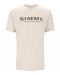 Simms Shroud Fill Logo T-Shirt Natural
