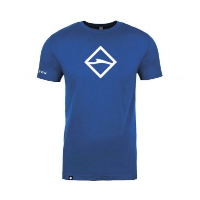 Lamson Diamond Logo T-shirt Heathered Blue 