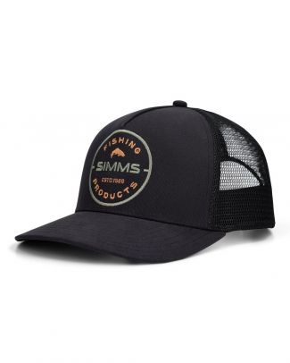 Simms Double Haul Trucker Black Rounder