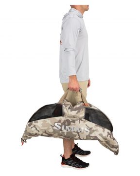 Simms Taco Bag Woodland Camo Sandbar