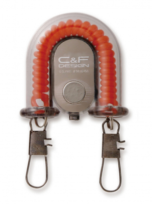 C&F 2-in-1 Retractor w Fly Catcher Orange (CFA-70WF)