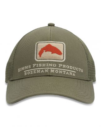 Simms Trout Icon Trucker Riffle Green