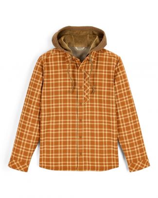 Simms Coldweather Hooded Shacket Wakemup Plaid - Stonefly