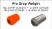 Pro Drop Weights S 4mm