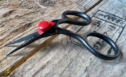 KFS Signature Razor Scissors 4" Bend Shaft  - Roppa