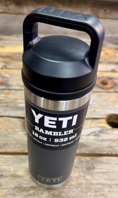 Yeti Rambler Bottle With Chug Cap 18oz (532ml) Charcoal