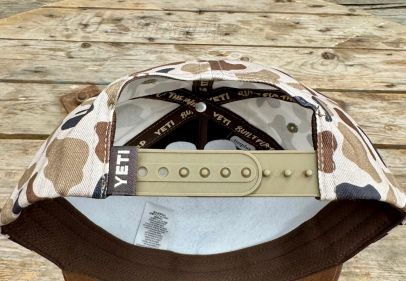 Yeti Logo Gamo Woven Flat Brim Snapback