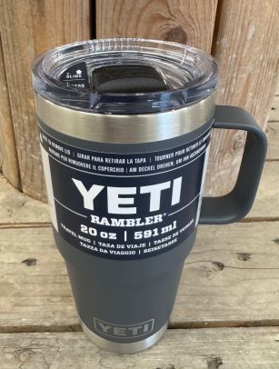 Yeti Rambler Travel Mug 20oz (591ml) Charcoal