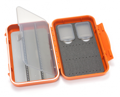 C&F Medium 2-Row WP Tube  Fly Case w 3 Comp (CF-2403V) Burnt Orange