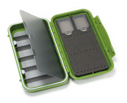 C&F Large 2-Row WP Tube Fly Case w 6 Comp (CF-3406H) Olive