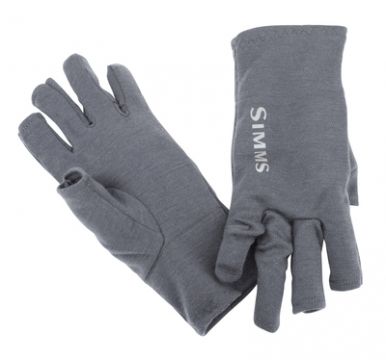 Simms Ultra-Wool Core 3-Finger Liner Carbon