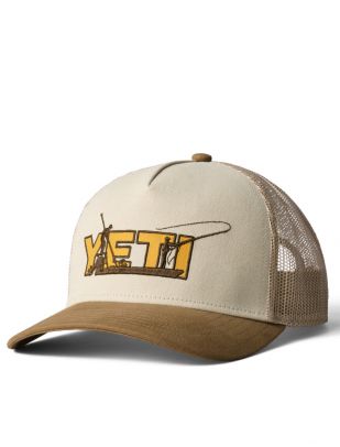 Yeti Skiff Hat - Khaki/Alpine Yellow